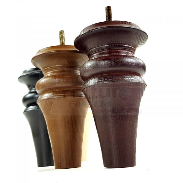 4x WOOD REPLACEMENT FURNITURE CHAIR LEGS M8(8mm) SOFA - SETTEE FEET 150mm HIGH - Image 9