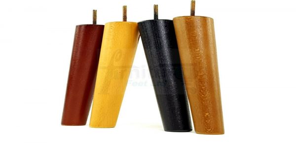 4x WOODEN ANGLED SOFA LEGS 150mm High CHAIR FURNITURE REPLACEMENT FEET M8(8mm) - Image 7