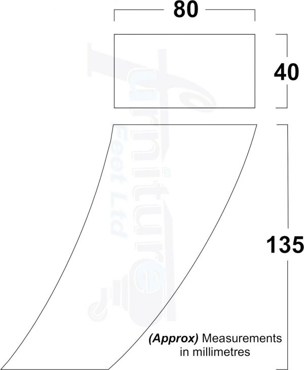 4x WOODEN FURNITURE LEGS M8 REPLACEMENT FEET 2 WITH CASTORS 150mm HIGH MAHOGANY - Image 4