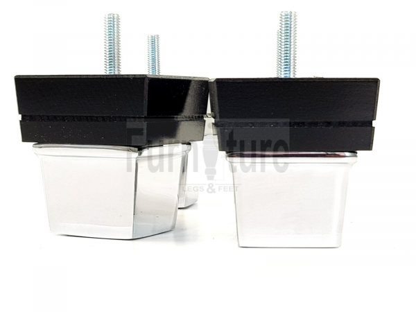 4x Wood Furniture Sofa Leg M8 Replacement Chair, Settee Feet & Slipper Cup 75mm - Image 3