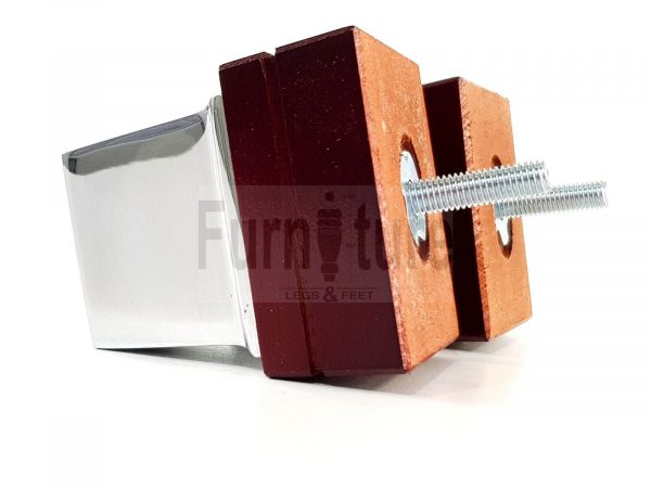 4x Wood Furniture Sofa Leg M8 Replacement Chair, Settee Feet & Slipper Cup 75mm - Image 10