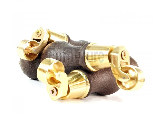 4x Wood Furniture Sofa Legs M8 Replacement Chair Feet With Castors 195mm High - Image 8