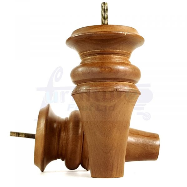 4x Wood Replacement Brown Furniture Sofa Legs M8 Settee Couch Chair Feet 150mm - Image 11