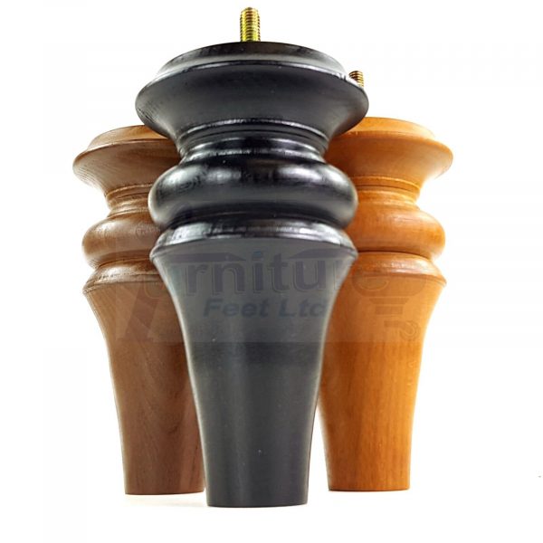 4x Wood Replacement Brown Furniture Sofa Legs M8 Settee Couch Chair Feet 150mm - Image 13