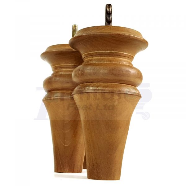 4x Wood Replacement Brown Furniture Sofa Legs M8 Settee Couch Chair Feet 150mm - Image 5