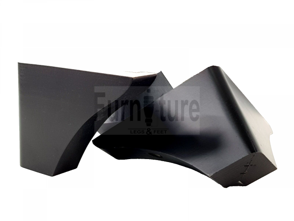 4x Wood Replacment Furniture Legs L Shape Feet Sofa Chairs Settee 110mm High M8 - Image 3