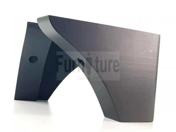 4x Wood Replacment Furniture Legs L Shape Feet Sofa Chairs Settee 110mm High M8 - Image 8