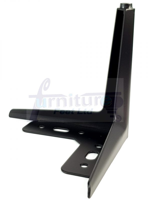 Metal Feet Black Finished Furniture Metal Legs 150mm High For Sofa Chairs Stools Beds Cabinets Corner Furniture Leg Self Fixing - Image 3