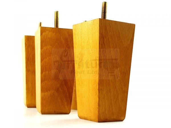 4 Block Wood Sofa Legs 135mm High Replacement Furniture Feet Chairs Cabinets M8 - Image 15