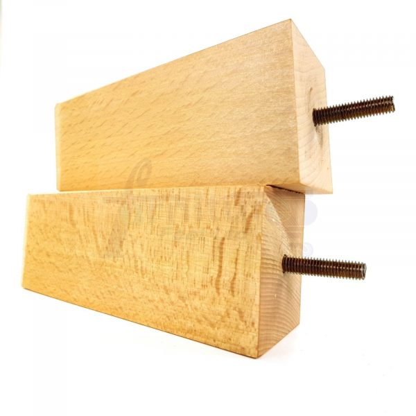 4 Block Wood Sofa Legs 135mm High Replacement Furniture Feet Chairs Cabinets M8 - Image 32