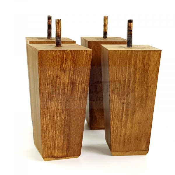 4 Block Wood Sofa Legs 135mm High Replacement Furniture Feet Chairs Cabinets M8 - Image 12