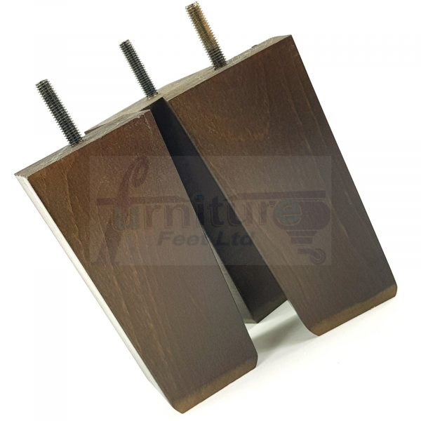 4 Block Wood Sofa Legs 135mm High Replacement Furniture Feet Chairs Cabinets M8 - Image 7