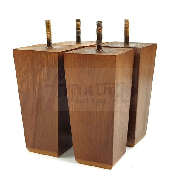 4 Block Wood Sofa Legs 135mm High Replacement Furniture Feet Chairs Cabinets M8 - Image 11