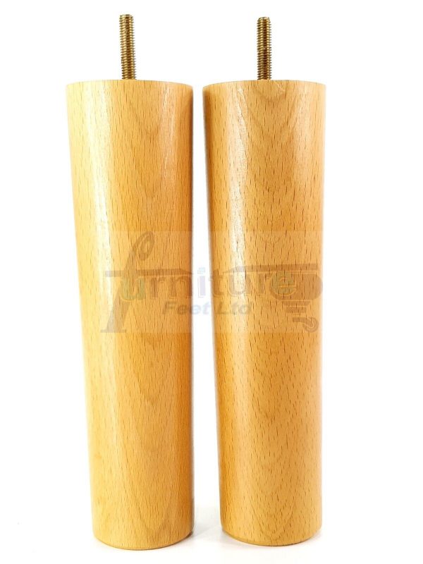 4 Round Wooden Chair Legs 230mm High Replacement Furniture Feet Sofa Cabinets M8 - Image 34