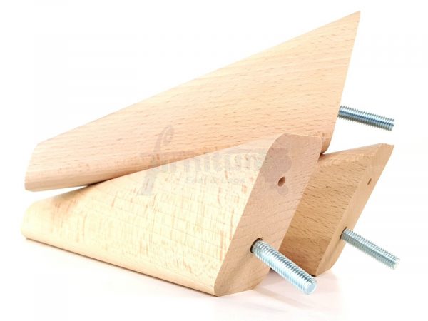 4 Square Angled Sofa Legs 155mm High Replacement Furniture Feet Chair Cabinet M8 - Image 22