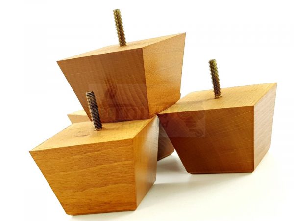 4 Square Wood Sofa Legs 60mm High Replacement Furniture Feet Chairs Cabinets M8 - Image 16