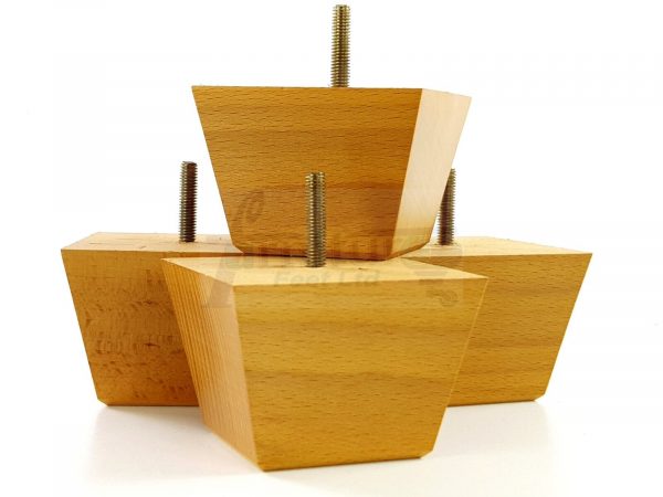 4 Square Wood Sofa Legs 60mm High Replacement Furniture Feet Chairs Cabinets M8 - Image 23