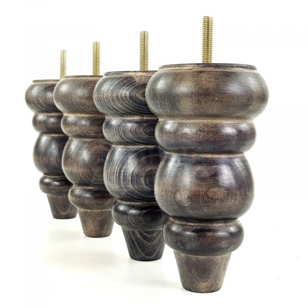 4 Turned Wood Sofa Legs 150mm High Replacement Furniture Feet Chairs Cabinets M8 - Image 14