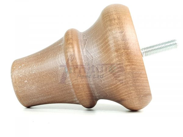 4 Wood Turned Bun Feet Furniture Legs M8 110mm High Multiple Colours Sofa Chairs - Image 22