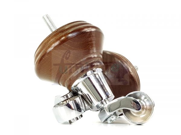 4 Wooden Furniture Sofa Legs M8(8mm) Replacment Chair Feet & Castors 120mm HIGH - Image 13