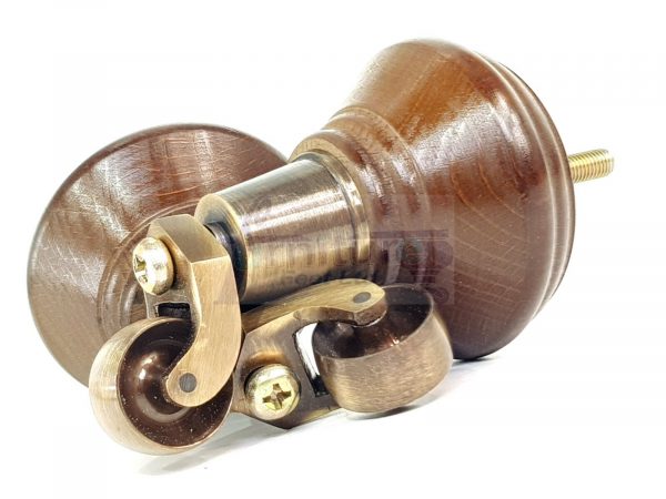 4 Wooden Furniture Sofa Legs M8(8mm) Replacment Chair Feet & Castors 120mm HIGH - Image 14