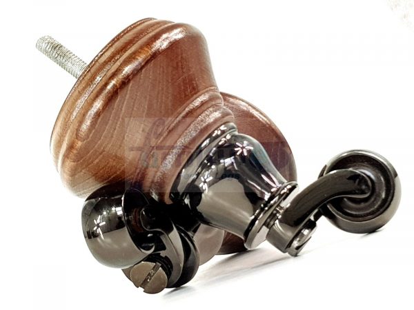 4 Wooden Furniture Sofa Legs M8(8mm) Replacment Chair Feet & Castors 120mm HIGH - Image 20