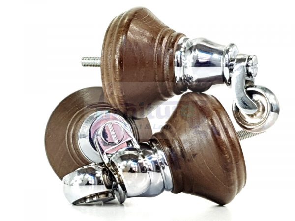 4 Wooden Furniture Sofa Legs M8(8mm) Replacment Chair Feet & Castors 120mm HIGH - Image 22