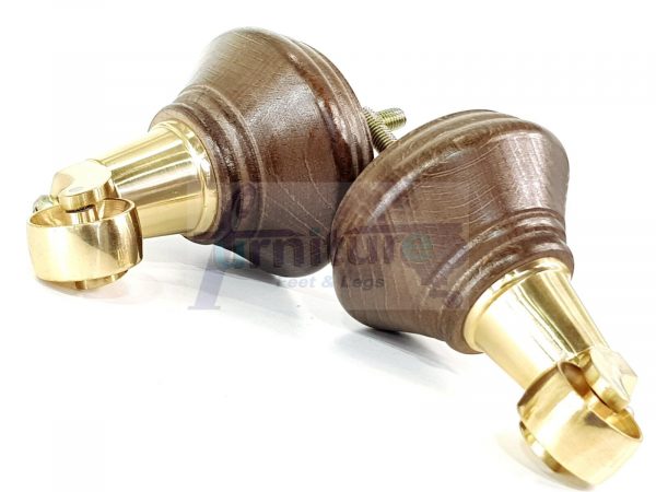 4 Wooden Furniture Sofa Legs M8(8mm) Replacment Chair Feet & Castors 120mm HIGH - Image 13