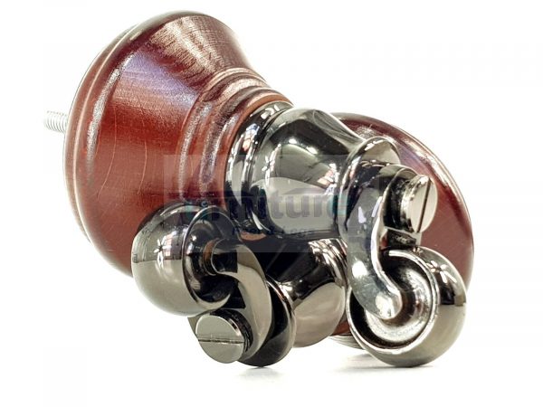 4 Wooden Furniture Sofa Legs M8(8mm) Replacment Chair Feet & Castors 120mm HIGH - Image 20