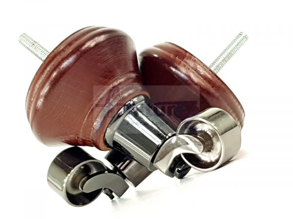 4 Wooden Furniture Sofa Legs M8(8mm) Replacment Chair Feet & Castors 120mm HIGH - Image 18