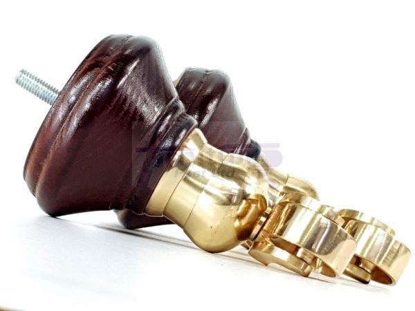 4 Wooden Furniture Sofa Legs M8(8mm) Replacment Chair Feet & Castors 120mm HIGH - Image 16