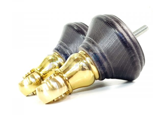 4 Wooden Furniture Sofa Legs M8(8mm) Replacment Chair Feet & Castors 120mm HIGH - Image 21