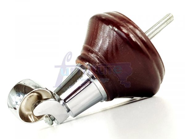4 Wooden Furniture Sofa Legs & Castors M8(8mm) Replacment Chair Feet 120mm High - Image 14