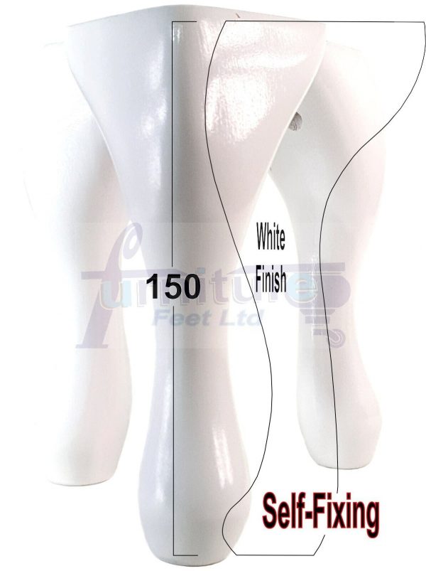 4 Wooden Traditional Queen Anne Furniture Legs 200mm Sofa Chair Beds (Self-Fix) - Image 29