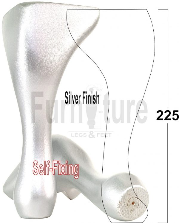 4 Wooden Traditional Queen Anne Furniture Legs 225mm Sofa Chair Beds (Self-Fix) - Image 27