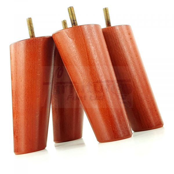 4x ANGLED WOODEN SETTEE LEGS 125mm High SOFA FURNITURE REPLACEMENT FEET M8(8mm) - Image 28