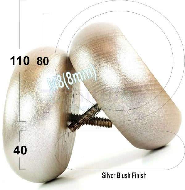 4x BUN WOOD FURNITURE CHAIR LEGS 40mm High SETTEE REPLACEMENT SOFA FEET M8(8mm) - Image 29
