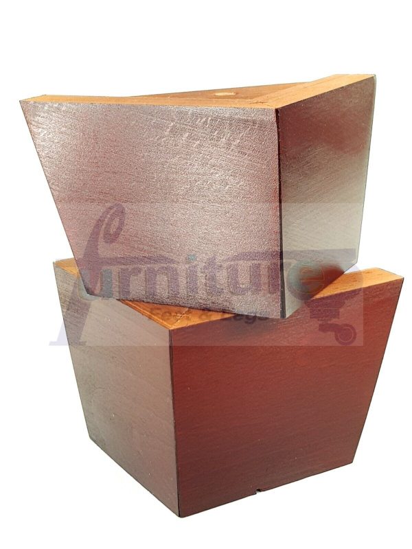 4x Corner Wood Furniture Legs 95mm High Chair Sofa Replacement Feet Screw Fit - Image 18