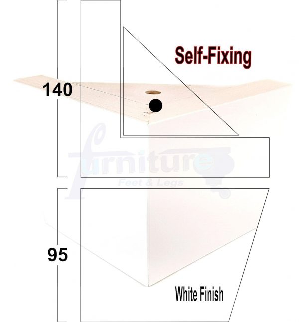 4x Corner Wood Furniture Legs 95mm High Chair Sofa Replacement Feet Screw Fit - Image 26