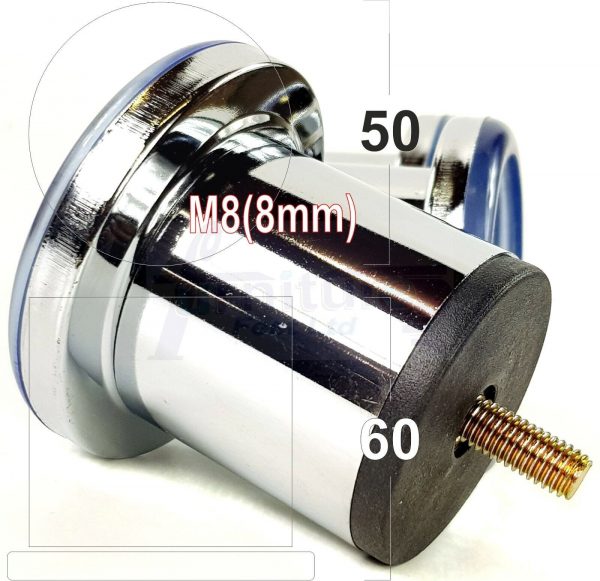 4x METAL FURNITURE LEGS 60 - 160mm HIGH M8 (8mm) FEET SOFA CHAIR CABINETS BED - Image 7