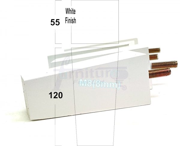 4x REPLACEMENT BLOCK WOOD SETTEE LEGS 120mm High SOFA FURNITURE FEET M8(8mm) - Image 26