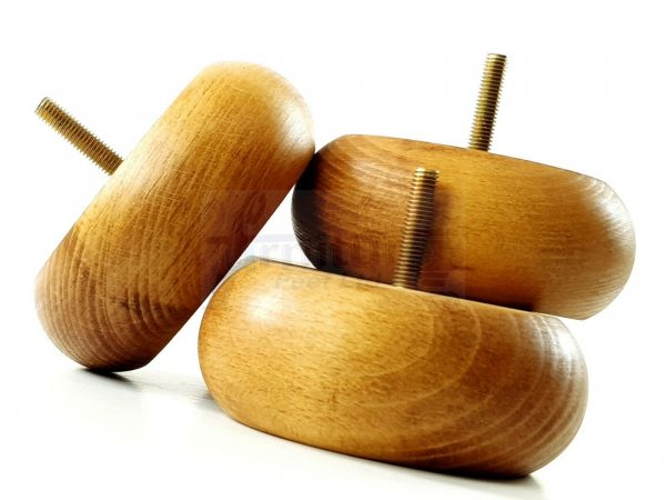 4x REPLACEMENT WOOD FURNITURE SOFA LEGS M10(10mm) CHAIR - SETTEE FEET 40mm HIGH - Image 21