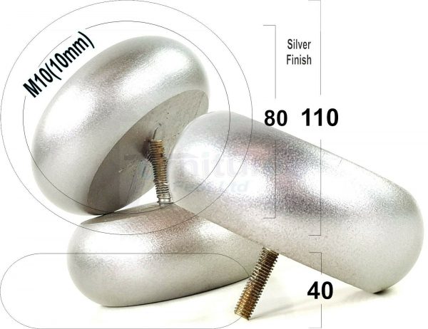 4x REPLACEMENT WOOD FURNITURE SOFA LEGS M10(10mm) CHAIR - SETTEE FEET 40mm HIGH - Image 27