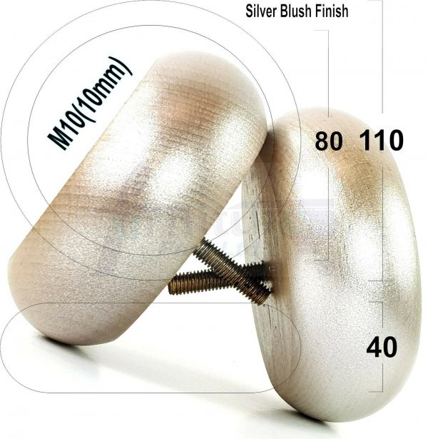 4x REPLACEMENT WOOD FURNITURE SOFA LEGS M10(10mm) CHAIR - SETTEE FEET 40mm HIGH - Image 16