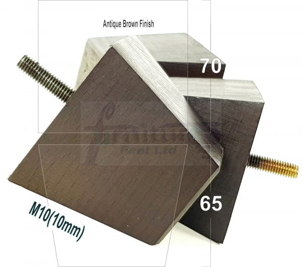 4x REPLACEMENT WOOD FURNITURE SOFA LEGS M10(10mm) CHAIR - SETTEE FEET 65mm HIGH - Image 12