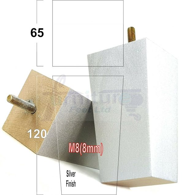 4x REPLACEMENT WOOD FURNITURE SOFA LEGS M8(8mm) CHAIR - SETTEE FEET 120mm HIGH - Image 27