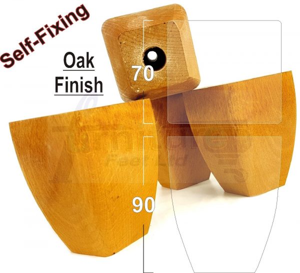 4x Replacement Wood Furniture Sofa Legs Chair Settee Feet 90mm High (Self-Fix) - Image 19