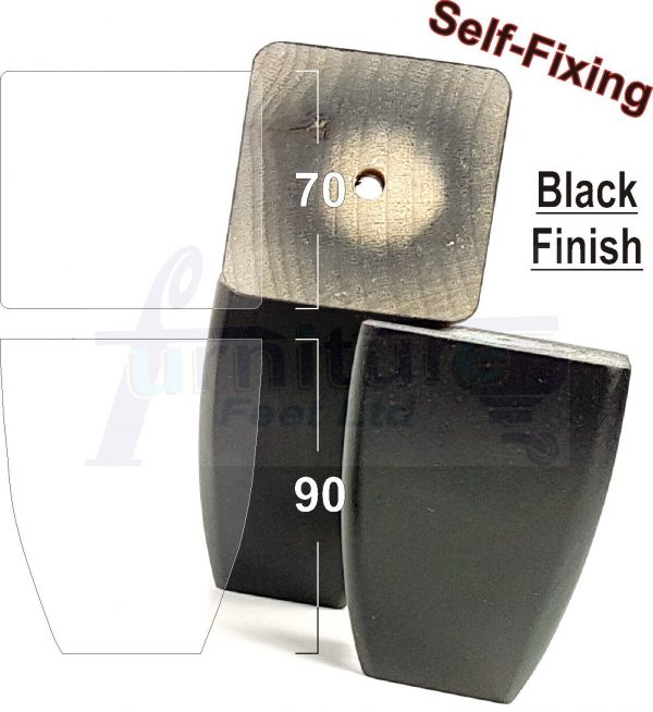 4x Replacement Wood Furniture Sofa Legs Chair Settee Feet 90mm High (Self-Fix) - Image 10
