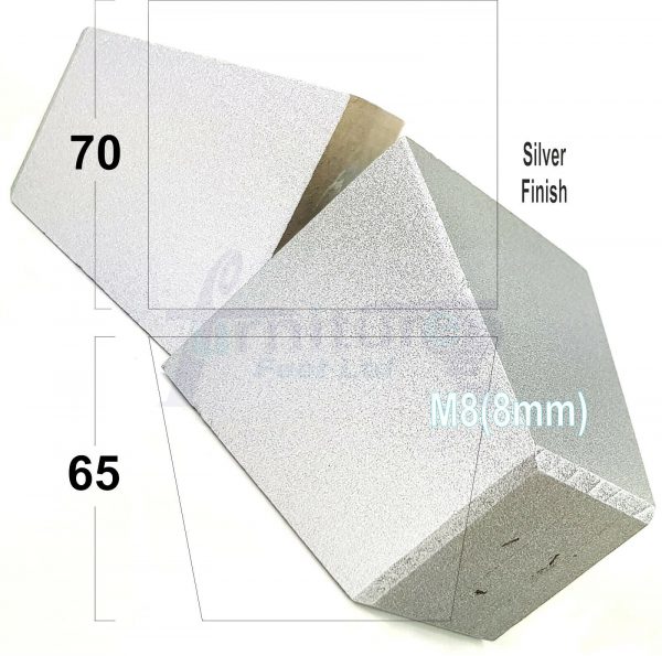 4x SOLID BLOCK WOODEN LEGS 65mm High CHAIR REPLACEMENT FURNITURE FEET M8(8mm) - Image 22
