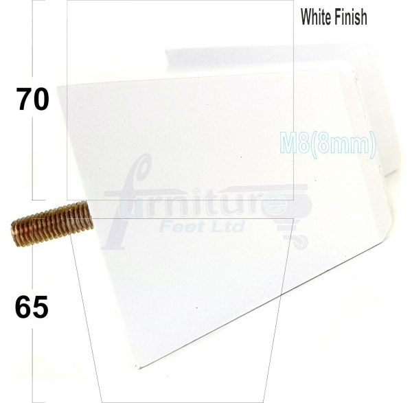 4x SOLID BLOCK WOODEN LEGS 65mm High CHAIR REPLACEMENT FURNITURE FEET M8(8mm) - Image 21